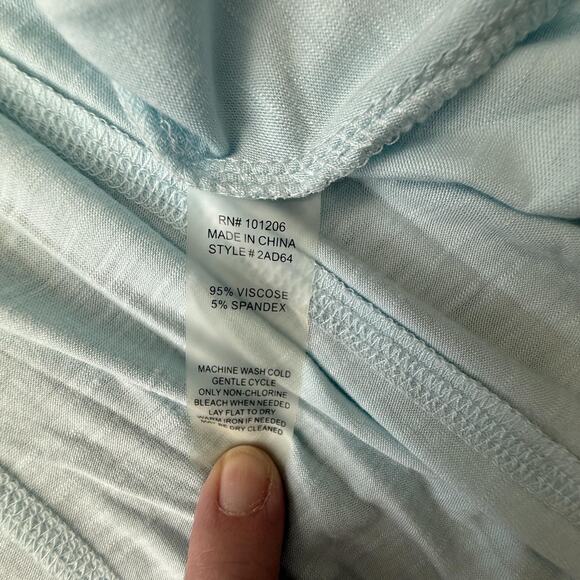 Soft Surroundings Tunic Womens Small Long Sleeve V Neck Flare Hem Lightweight - Picture 5 of 8